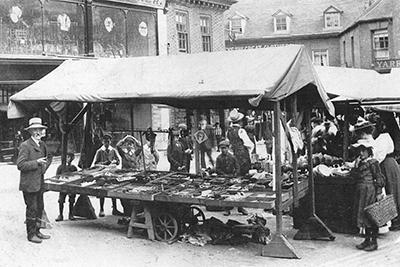 Market Street Haberdashery Stall 1908