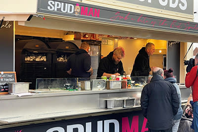 Tamworth Market - Spudman van