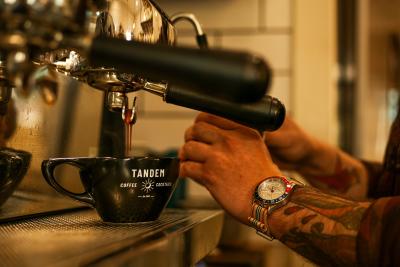 Espressos at Tandem Coffee and Cocktails in Mandeville