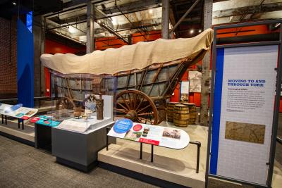 Conestoga wagon at History Center