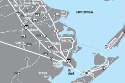 Bay Area/Galveston Map
