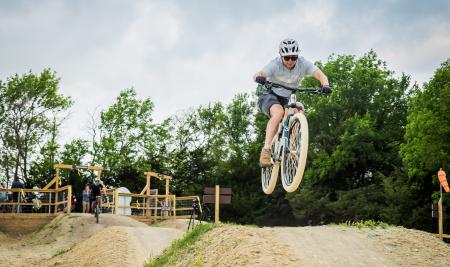 Bike Jumping at Erwin Park