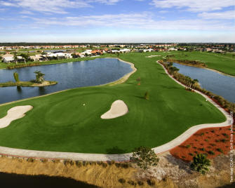 Aerial view of Twin Isles Country Club in Punta Gorda, Florida, an Audubon-Certified Golf Course
