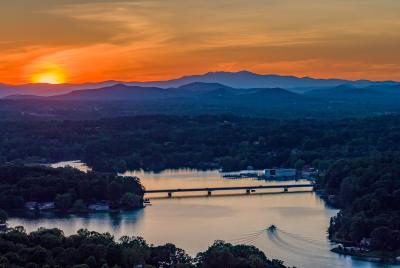 Lake Hickory at Sunset