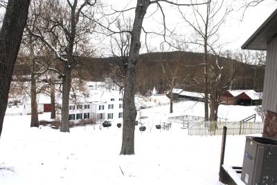 Hopewell furnace in the snow