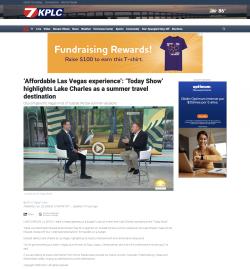 TODAY SHOW COVERAGE KPLC-TV