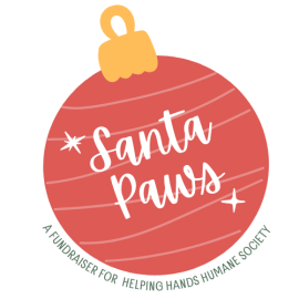 Santa Paws Event Logo at Helping Hands Humane Society