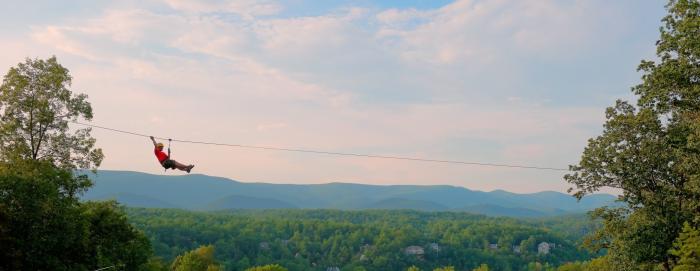 The Zip Line at Bryce Resort.