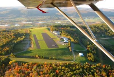 Chemung - Fall View from glider