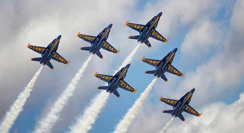 Air Dot Show featuring the U.S. Navy Blue Angels