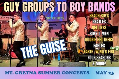GUY GROUPS TO BOY BANDS SHOW