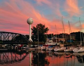 Vermilion Water Tower from Quaker Steak & Lube