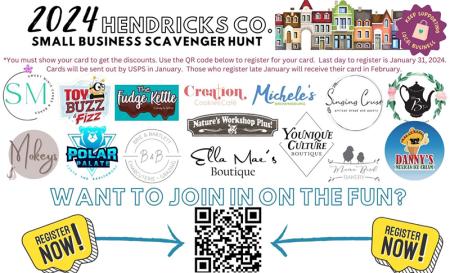 2024 Hendricks County Small Business Scavenger Hunt