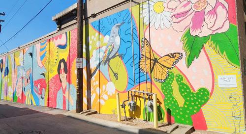 Andrea Holmes mural dedicated to Hunter Haney