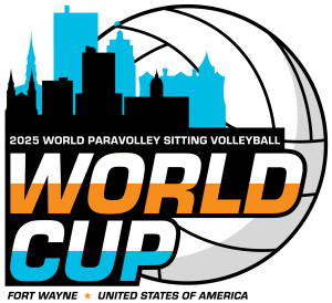 Paravolley Sitting Volleyball 2025 Tournament Logo