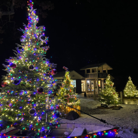 Strolling Lights Festival in Glen Arbor's Crystal River Outfitters Recreational District