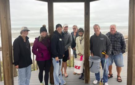 Outer Banks Volunteer Week - Outer Banks Relief Foundation Beach Cleanup