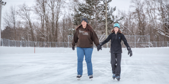 scavenger hunt ice skating