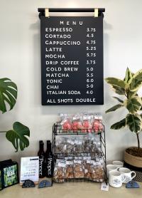 Camino Coffee Menu