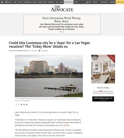TODAY SHOW COVERAGE THE ADVOCATE