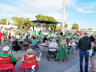 Saint Patrick's Day Street Party at The Celtic Ray Public House in Punta Gorda