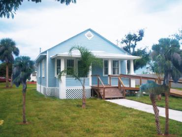 Historic house, home of the The Blanchard House Museum of African American History and Culture of Charlotte County in Punta Gorda, Florida