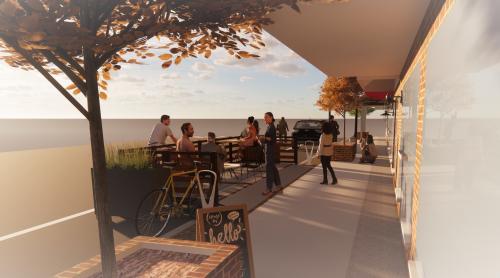 Outdoor Dining Rendering