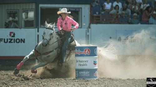 Barrell Racing at the Greeley Stampede