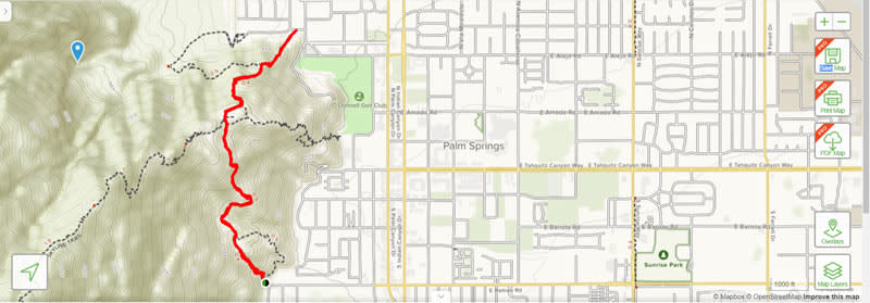 TRAILS WITHIN THE CITY OF PALM SPRINGS
