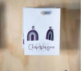 Champagne Made - Earrings/Jewelry at Topeka Vendors Market | Topeka, KS