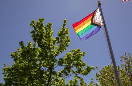 Pride Flag at Miners Hospital