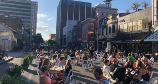 Outdoor Dining on Harrisburg's 2nd Street