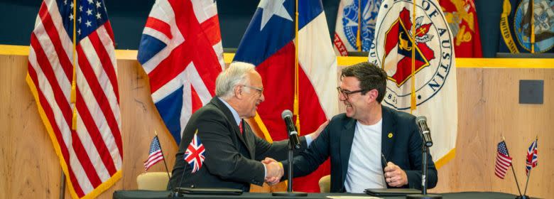 Mayor Austin and Mayor Burnham