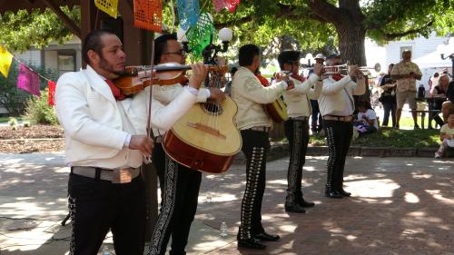 Mariachi Band playing at Fiesta in the Plaza