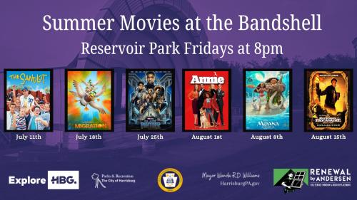 Movie Nights at the Bandshell 2025