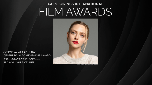 Amanda Seyfried won award at the Palm Springs Film Festival