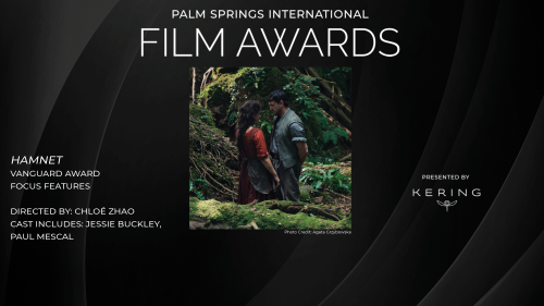 Hamnet won film award at Palm Springs Film Festival