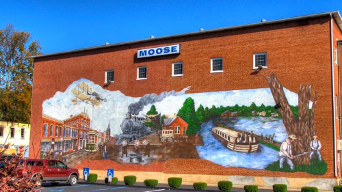 Milton Transportation Mural