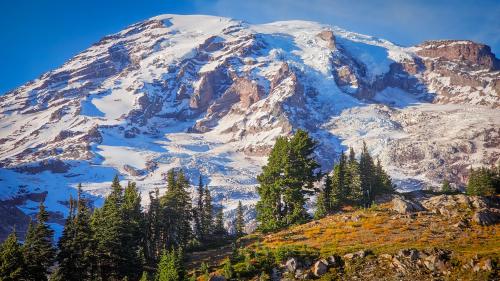 Mount Rainier fall