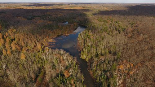 Wisconsin River from Above Fall