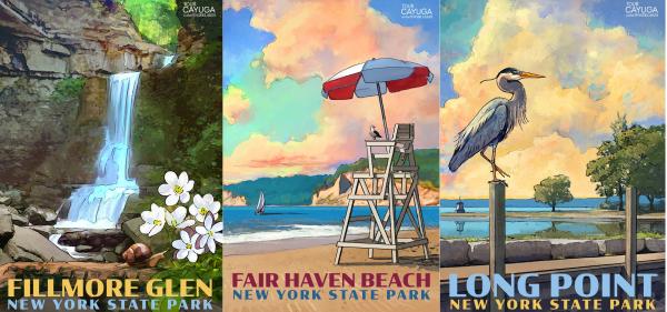 State Parks Posters group of 3