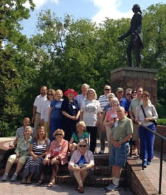 Lafayette Statue Group Photo