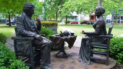 Frederick Douglass and Susan B. Anthony