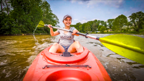 kayaking