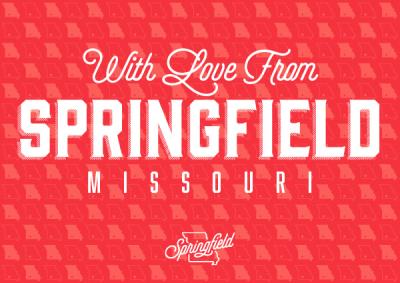 With Love From Springfield Postcard