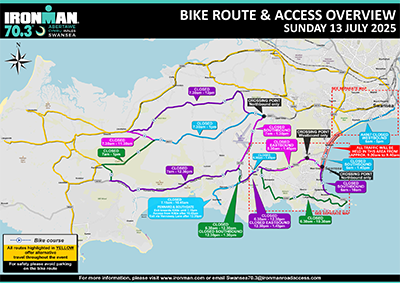 Ironman city centre bike route small