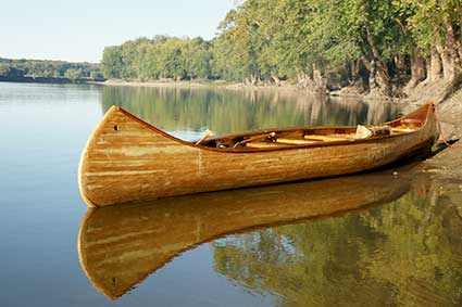 Fort Ouiatenon canoe