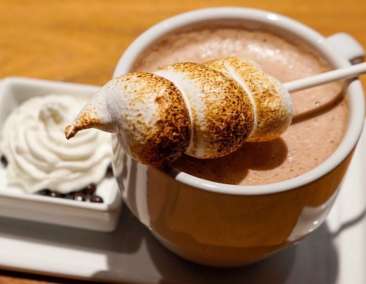 Hot chocolate at D Bar in Denver