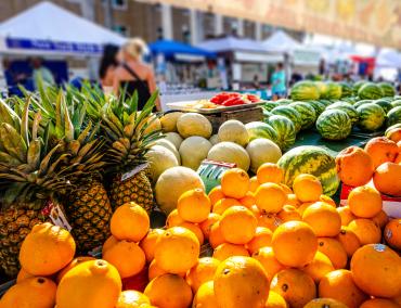 Colorful fruit at Punta Gorda Farmer's Market