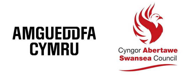 Amgueddfa Cymru Swansea Council Logos